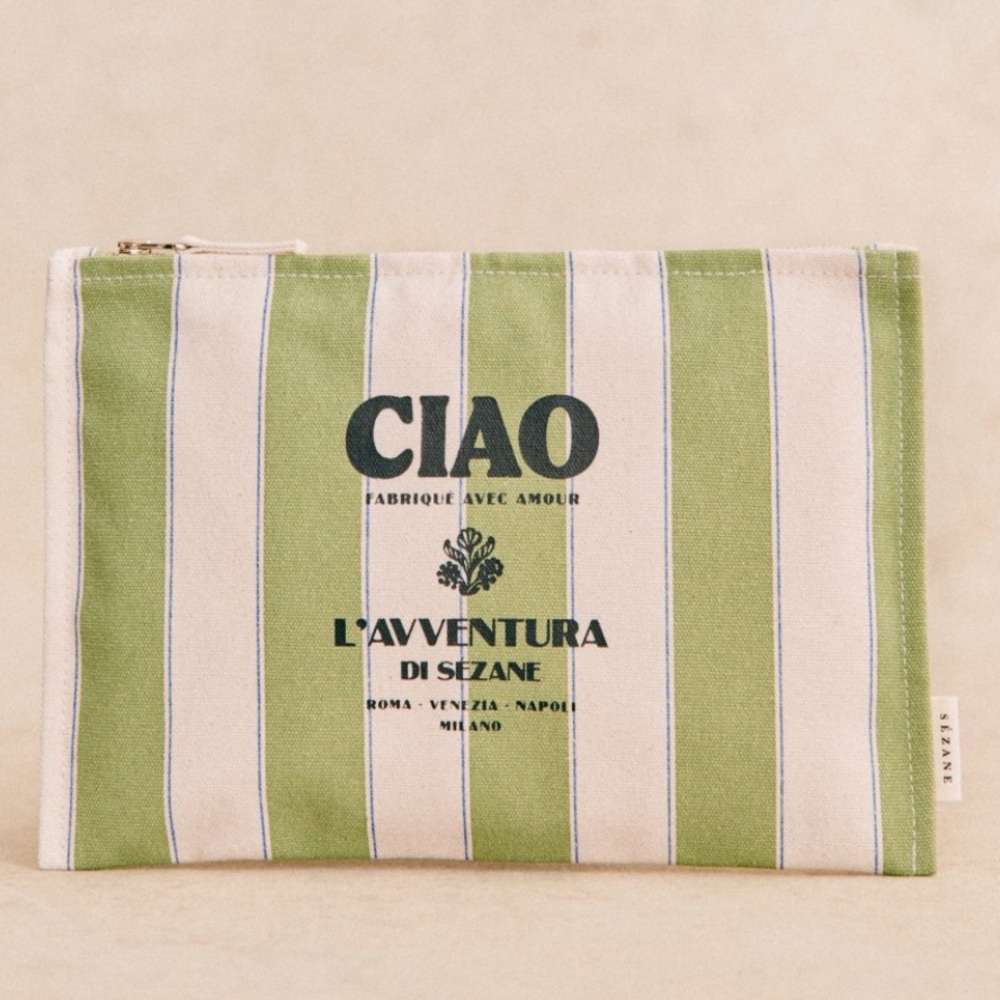 IN SEARCH OF (not for sale) FLAT ZIP POUCH